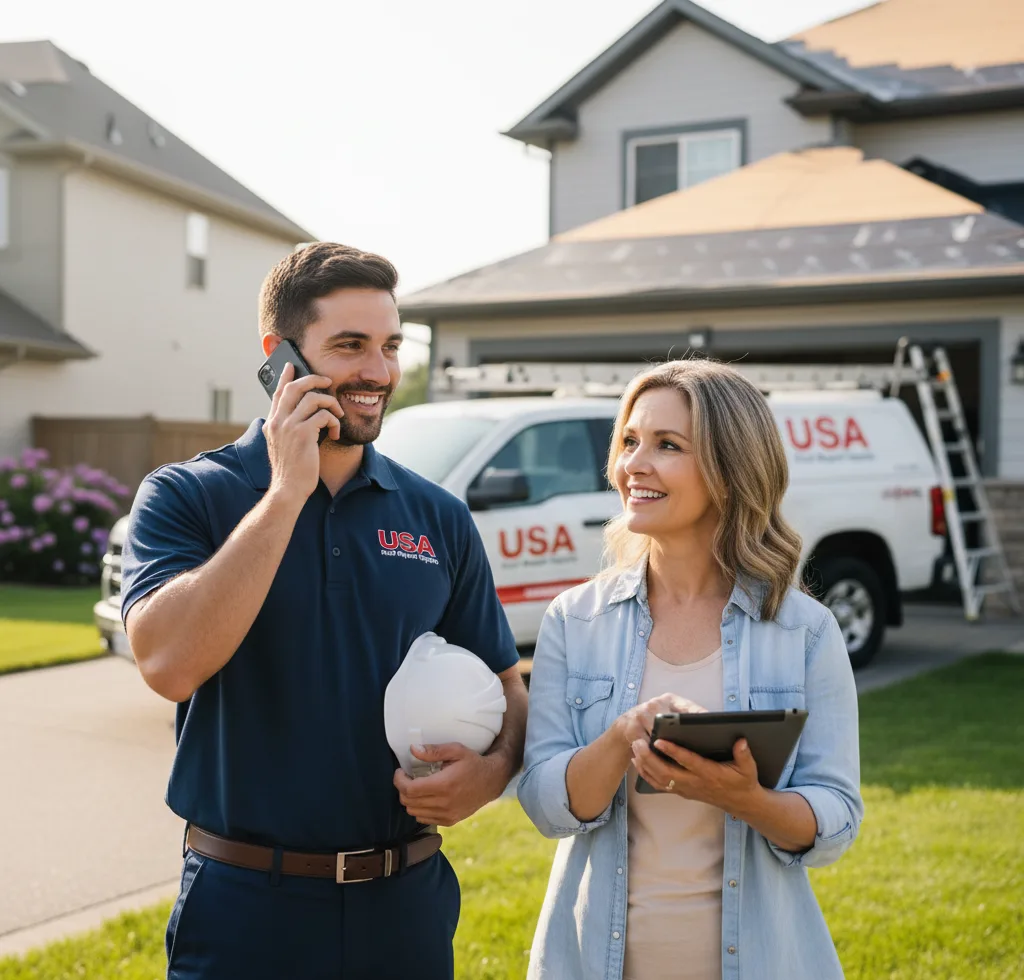 USA Roof Repair Experts customer support in Burgettstown
